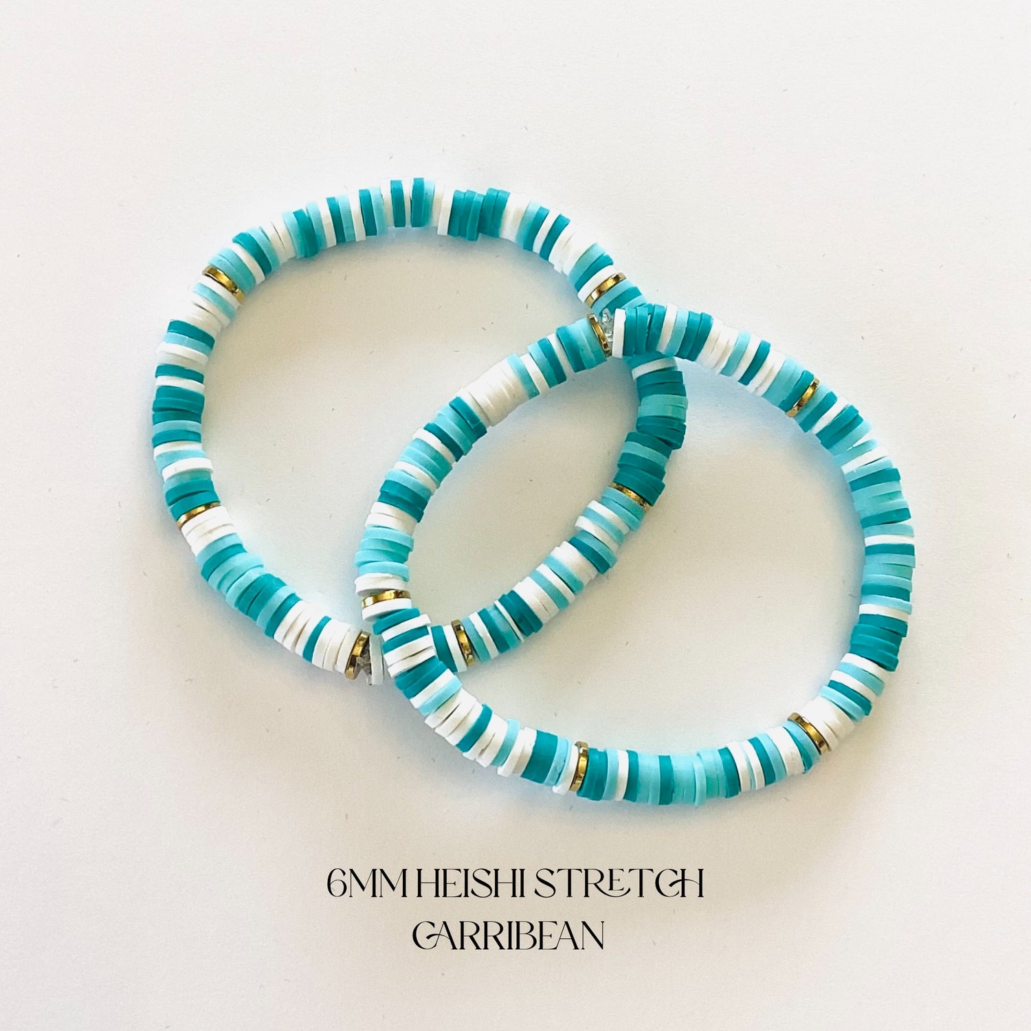 Carribean Crush Collection :: Heishi Stretch Bracelet Stack {Multiple Colors!}