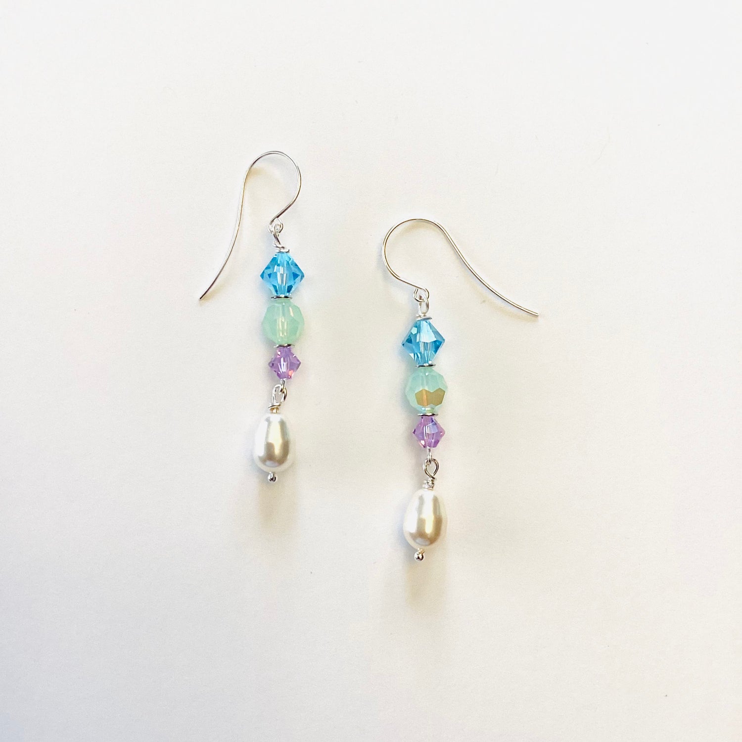 Simple Pastel Drop Earrings