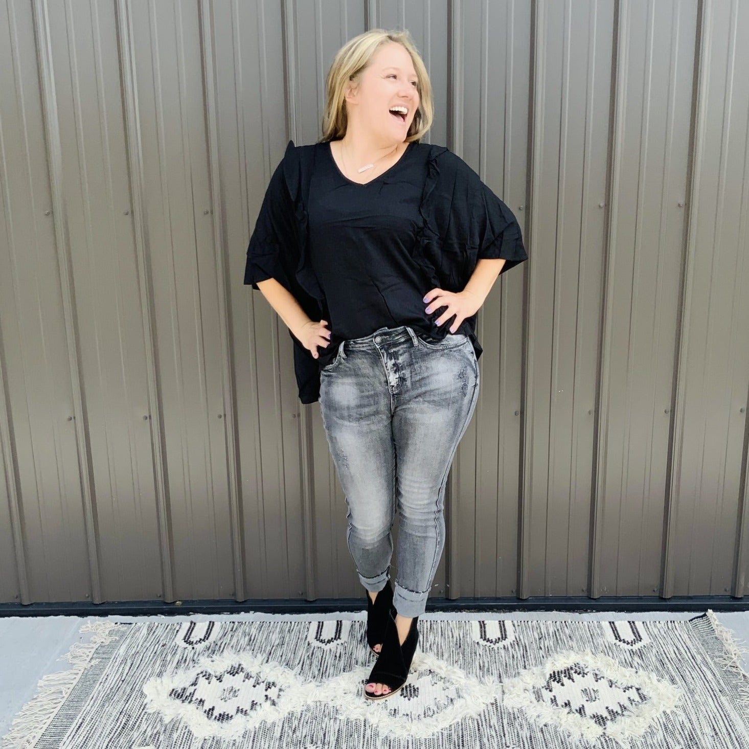 Ruffled Feathers Top