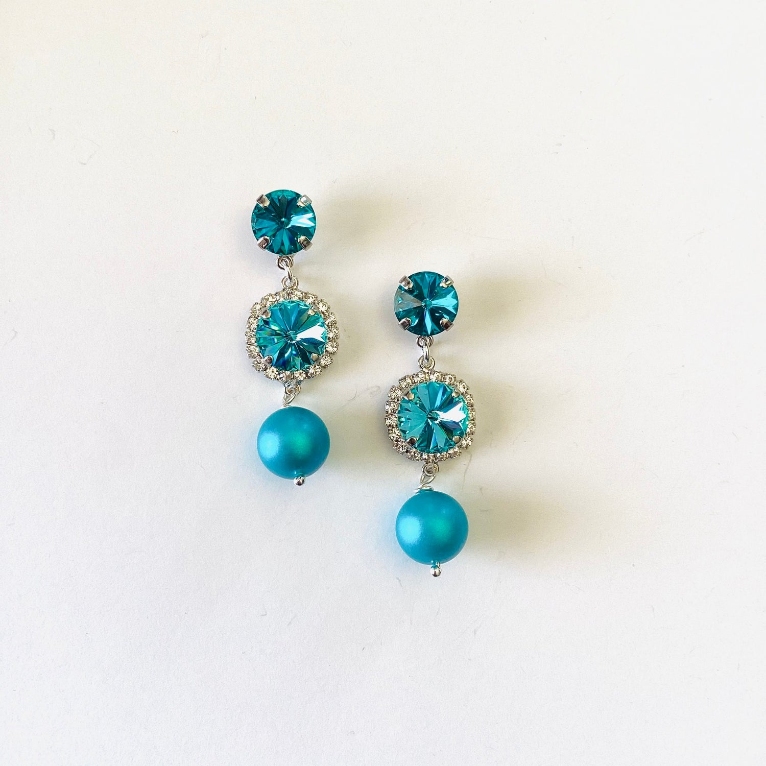 Soda Pop Earrings in Turquoise