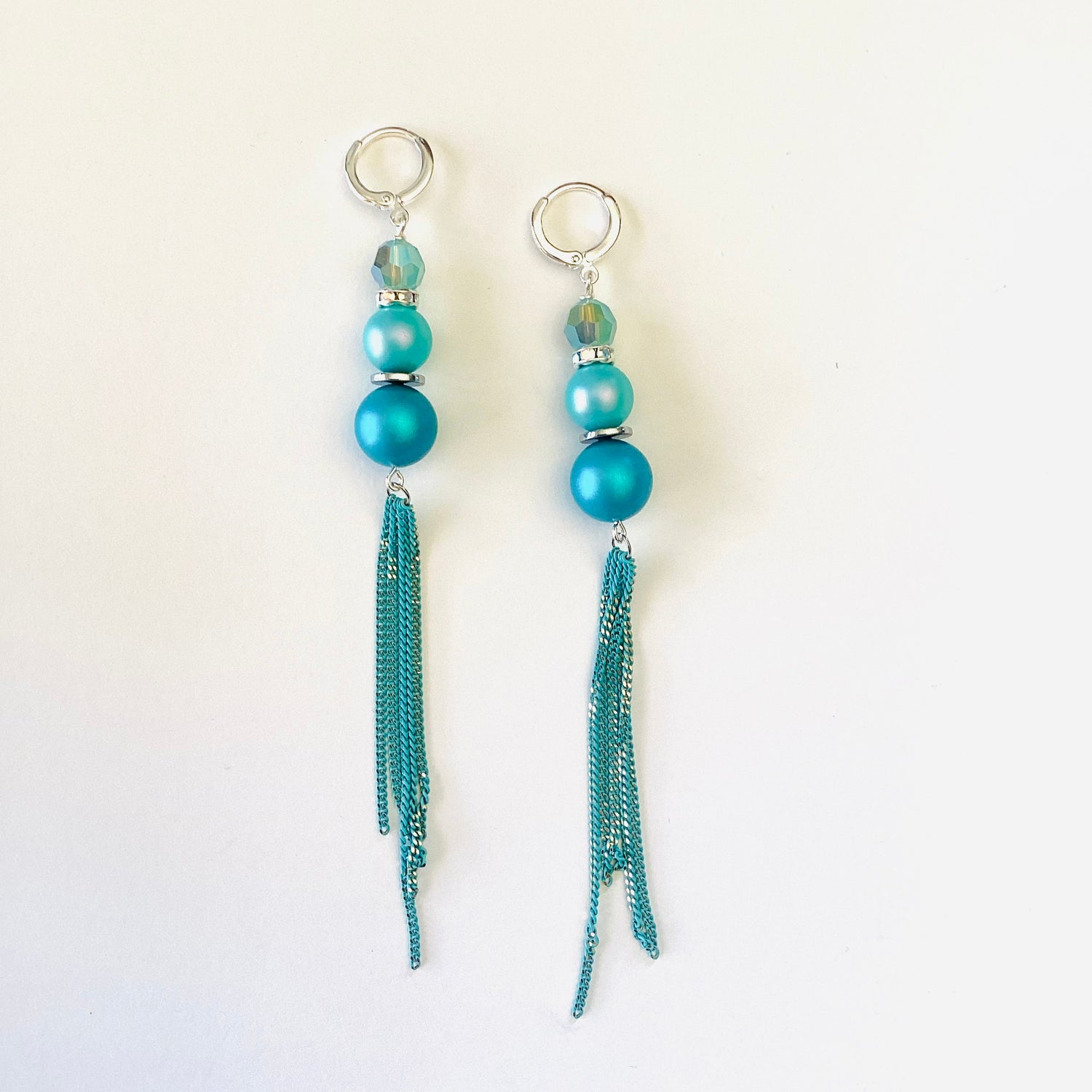 Totally Turquoise Fringe Earrings