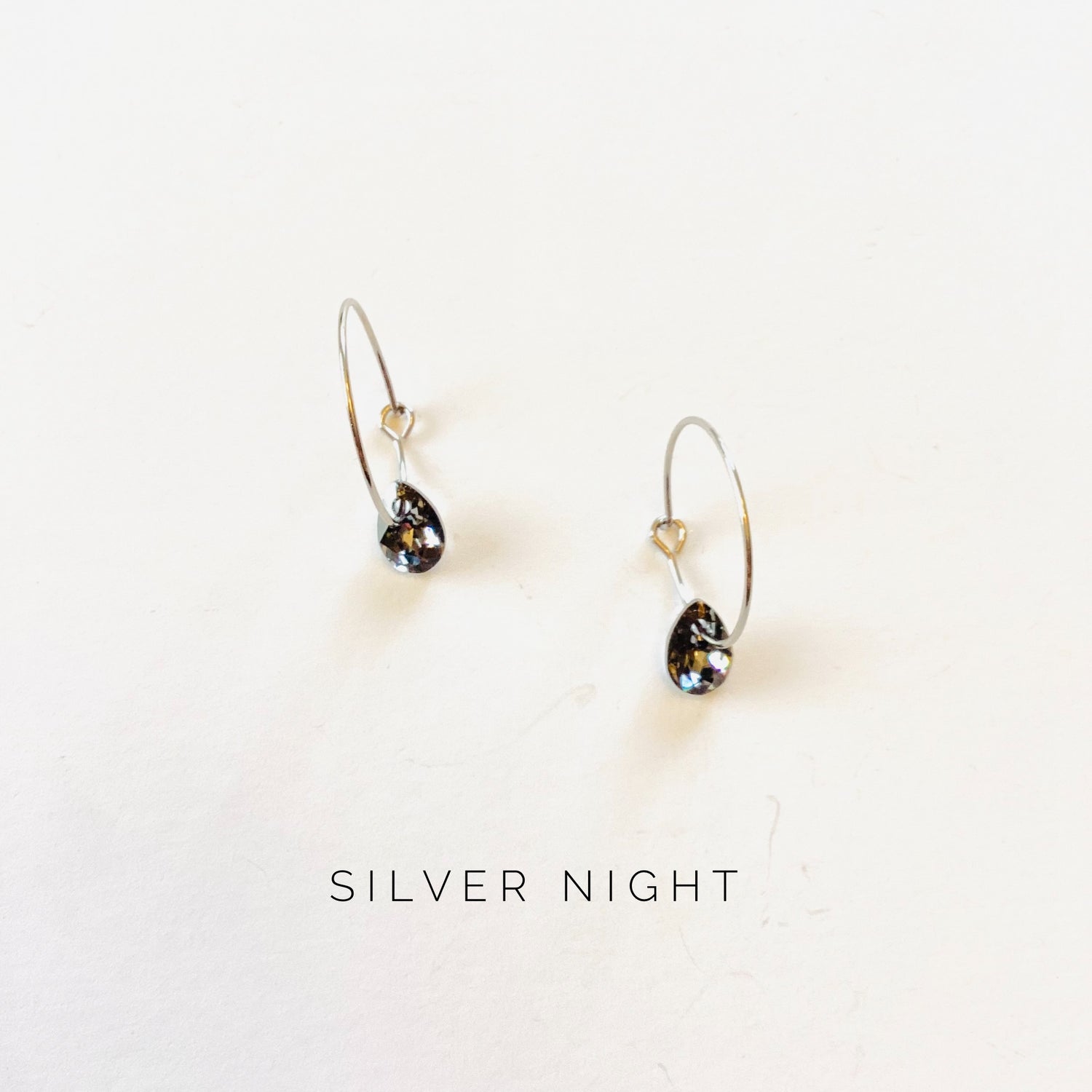 Simple Pear Hoop Earrings {Multiple Colors!}