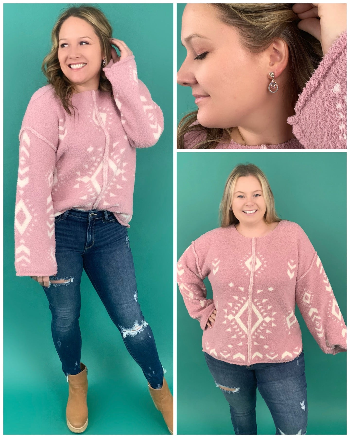Sweetly Pink Earrings