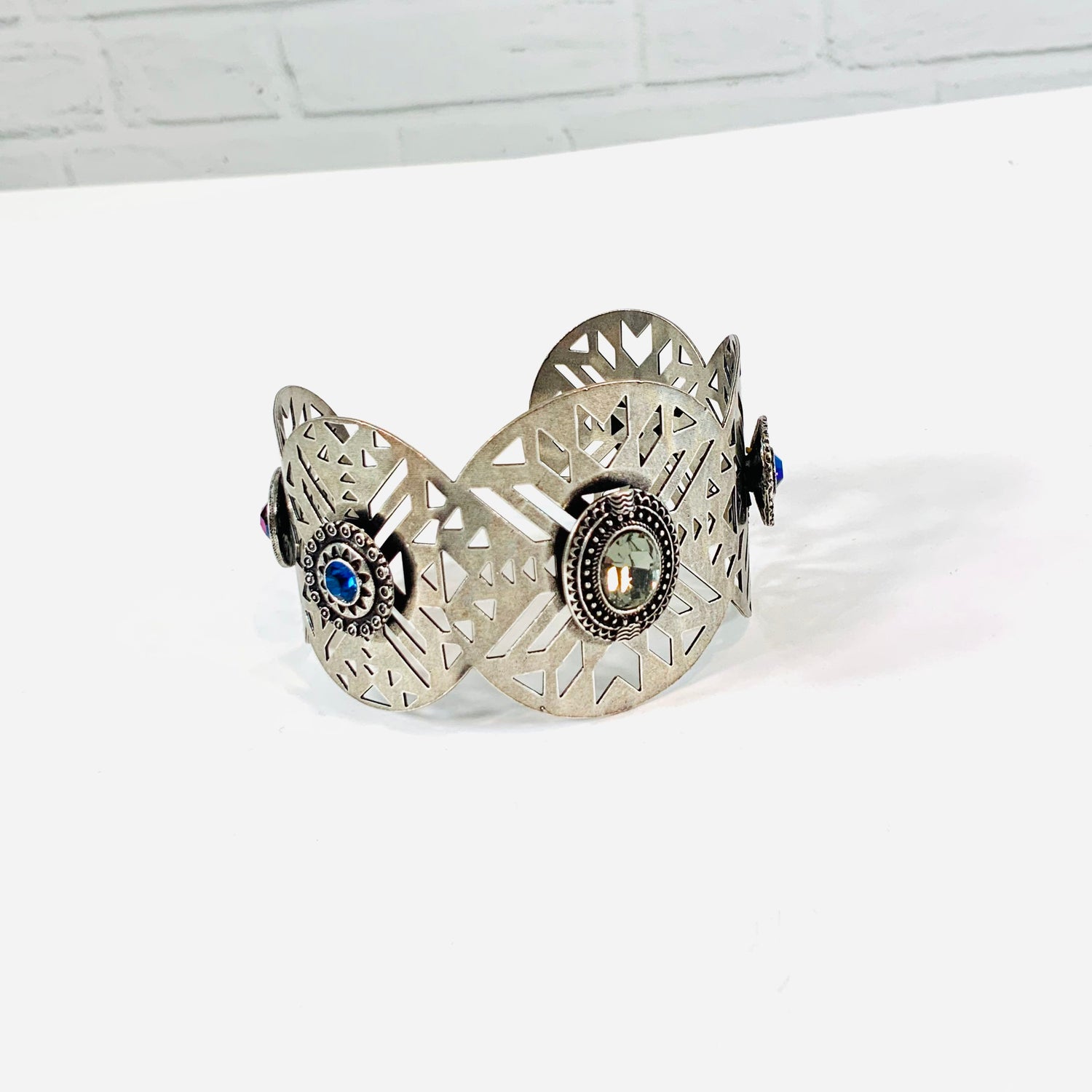 Aztec Cuff in Blues