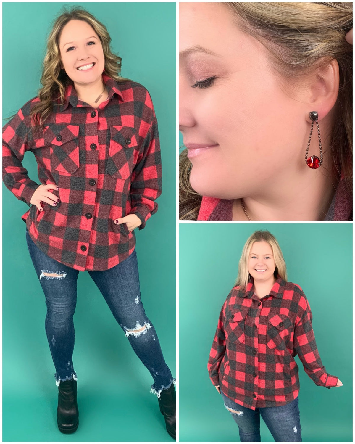 Rope Drop Earrings in Scarlett - KaraMarie