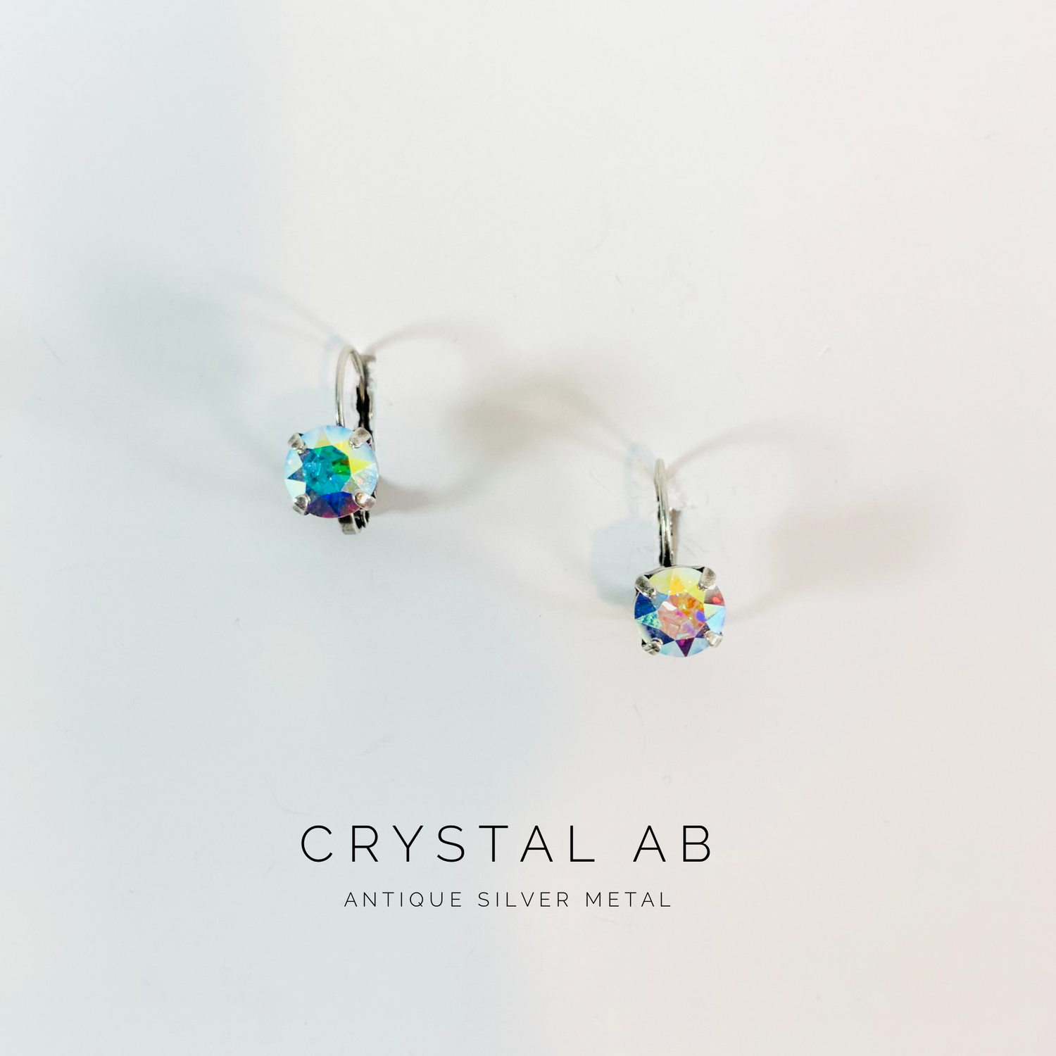 8mm Drop OR Post featuring Crystal AB