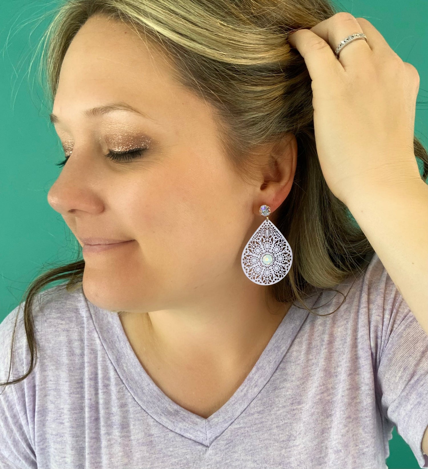 Sweet Charm Filigree Earrings