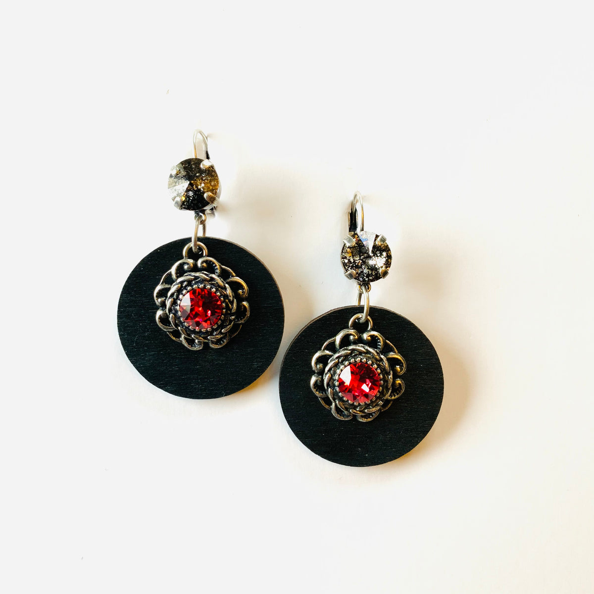 Midnight Rope Wood Earrings - KaraMarie
