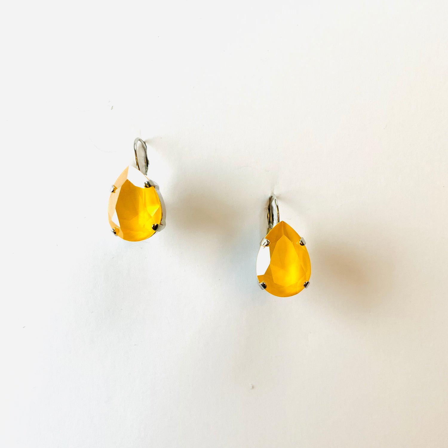 Large Pear Drop in Buttercup - KaraMarie