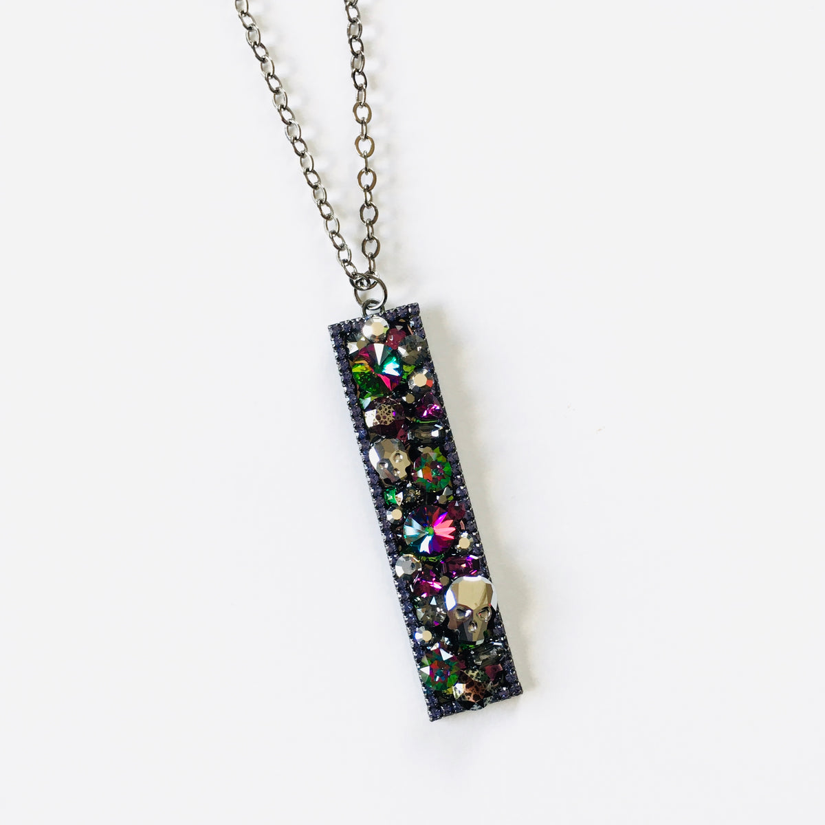 Spooky Collection Long Rectangle Treasure Chest Necklace - KaraMarie