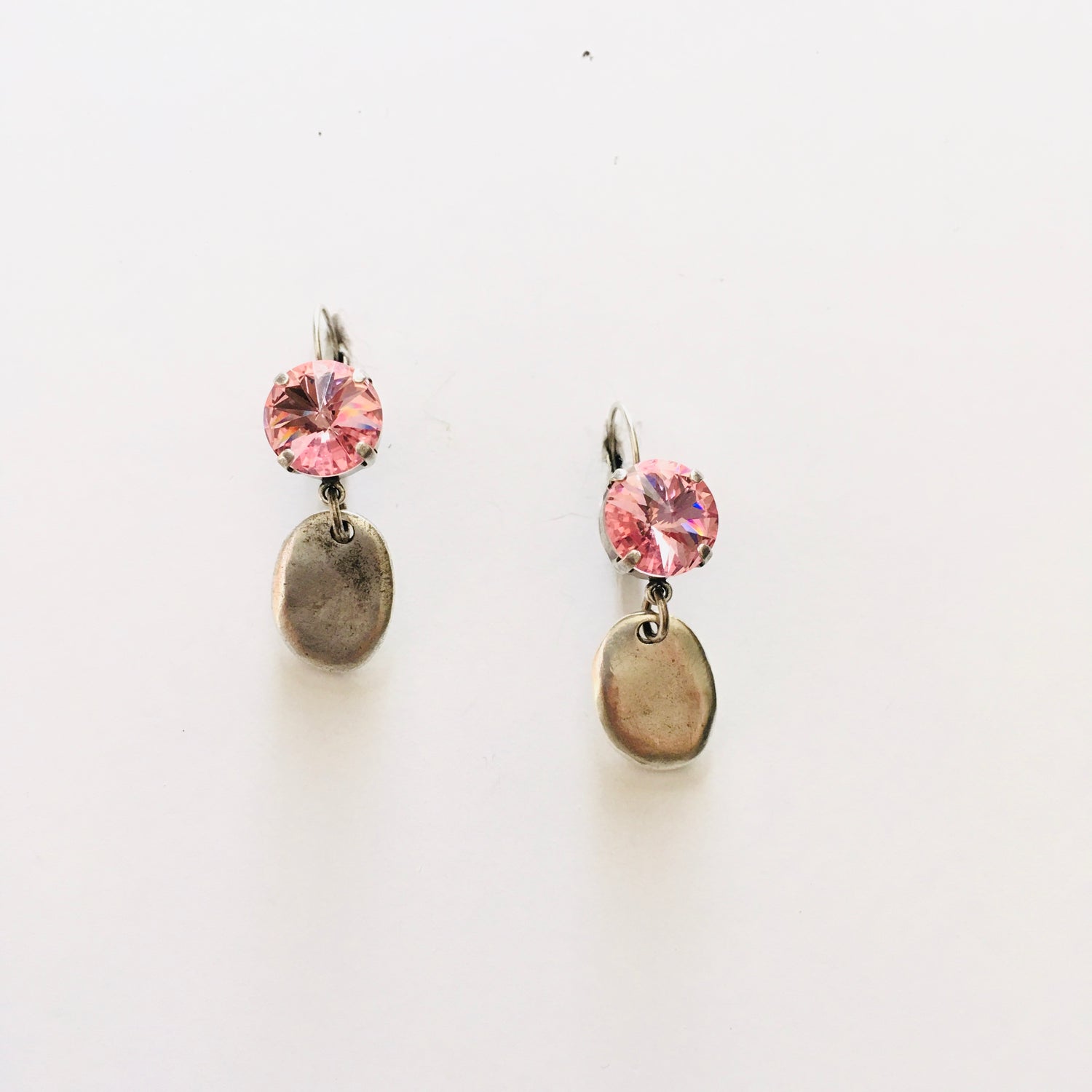 Light Rose Drop Earrings - KaraMarie