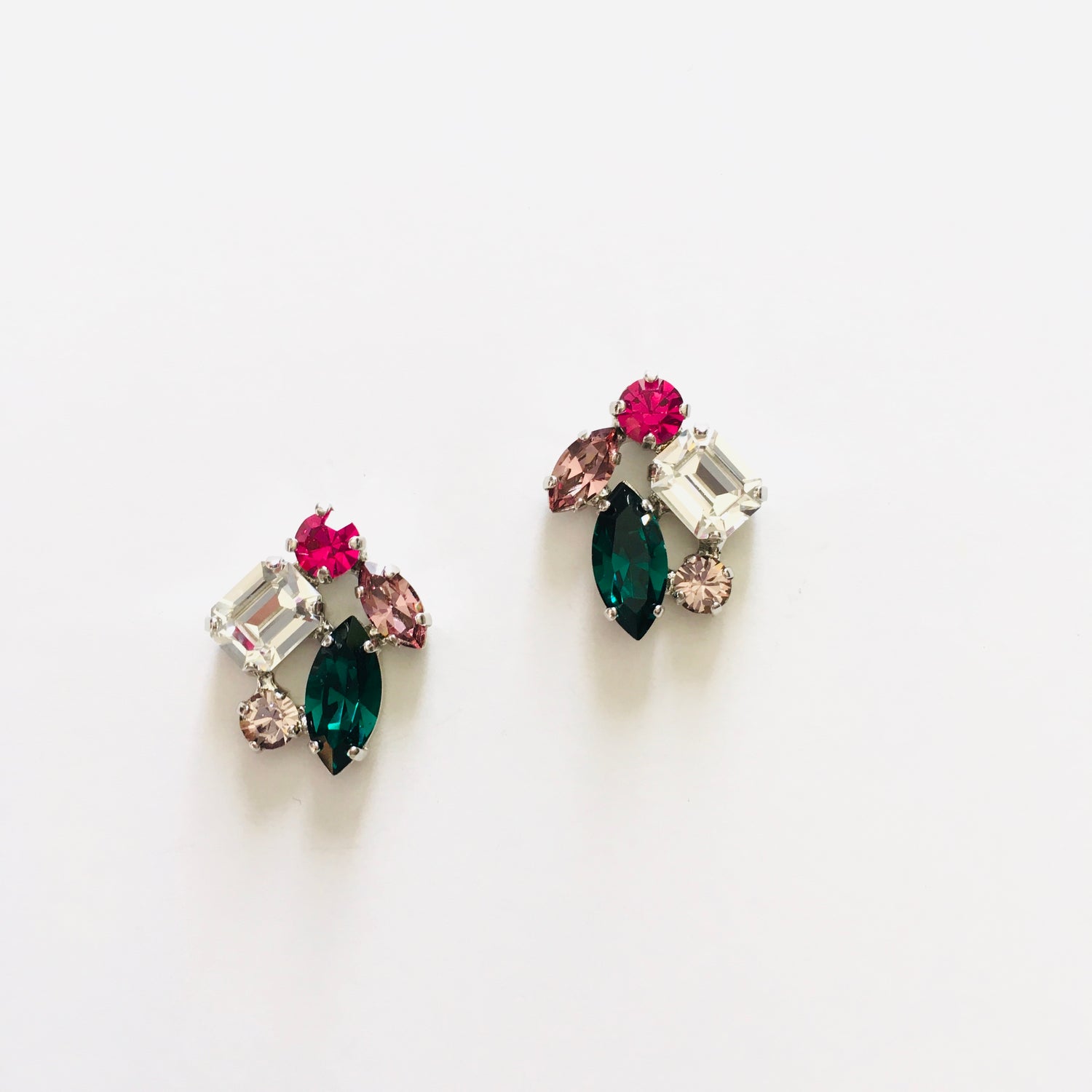 Emerald City Cluster Earrings - KaraMarie