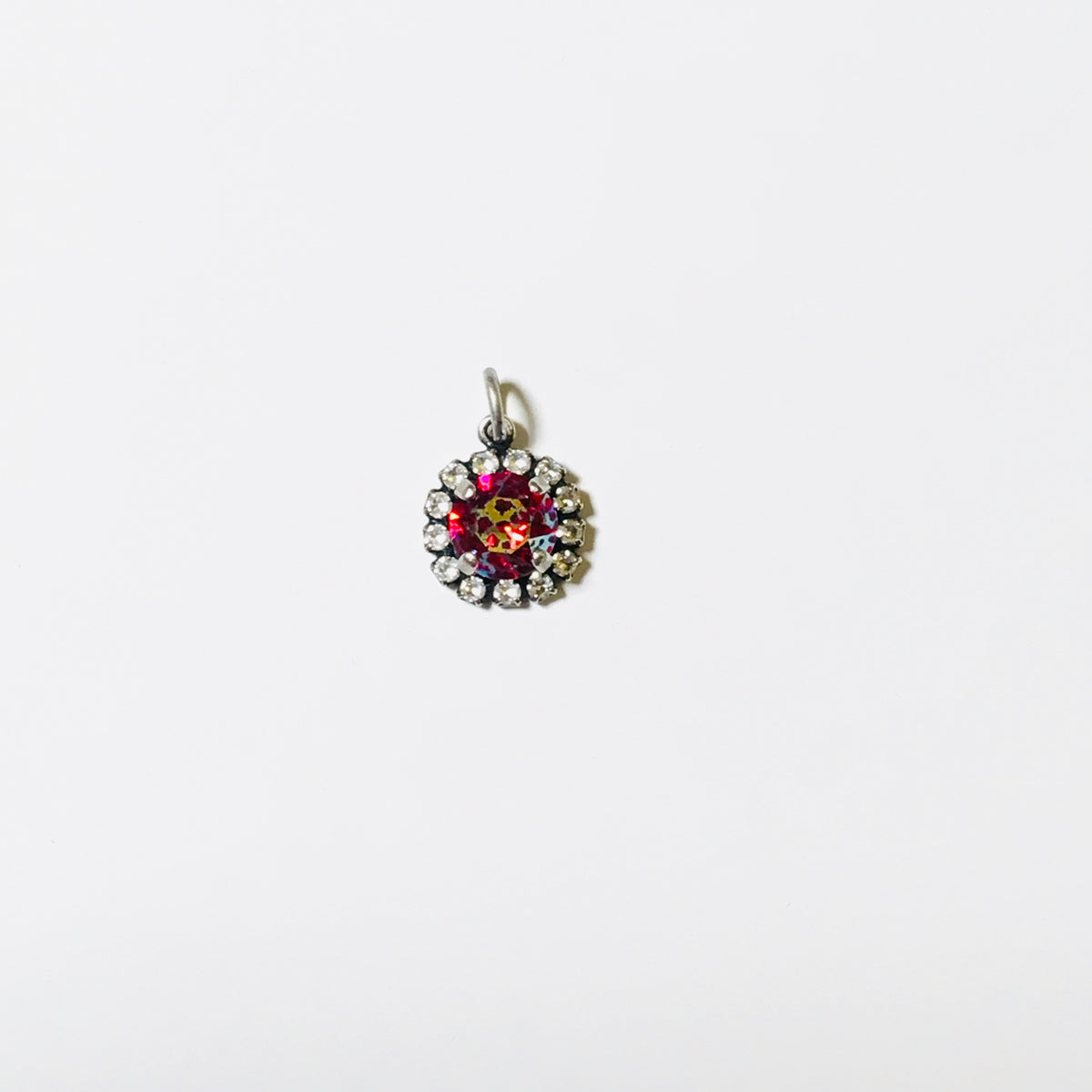 Simple Daisy Necklace featuring Scarlet AB Patina - KaraMarie