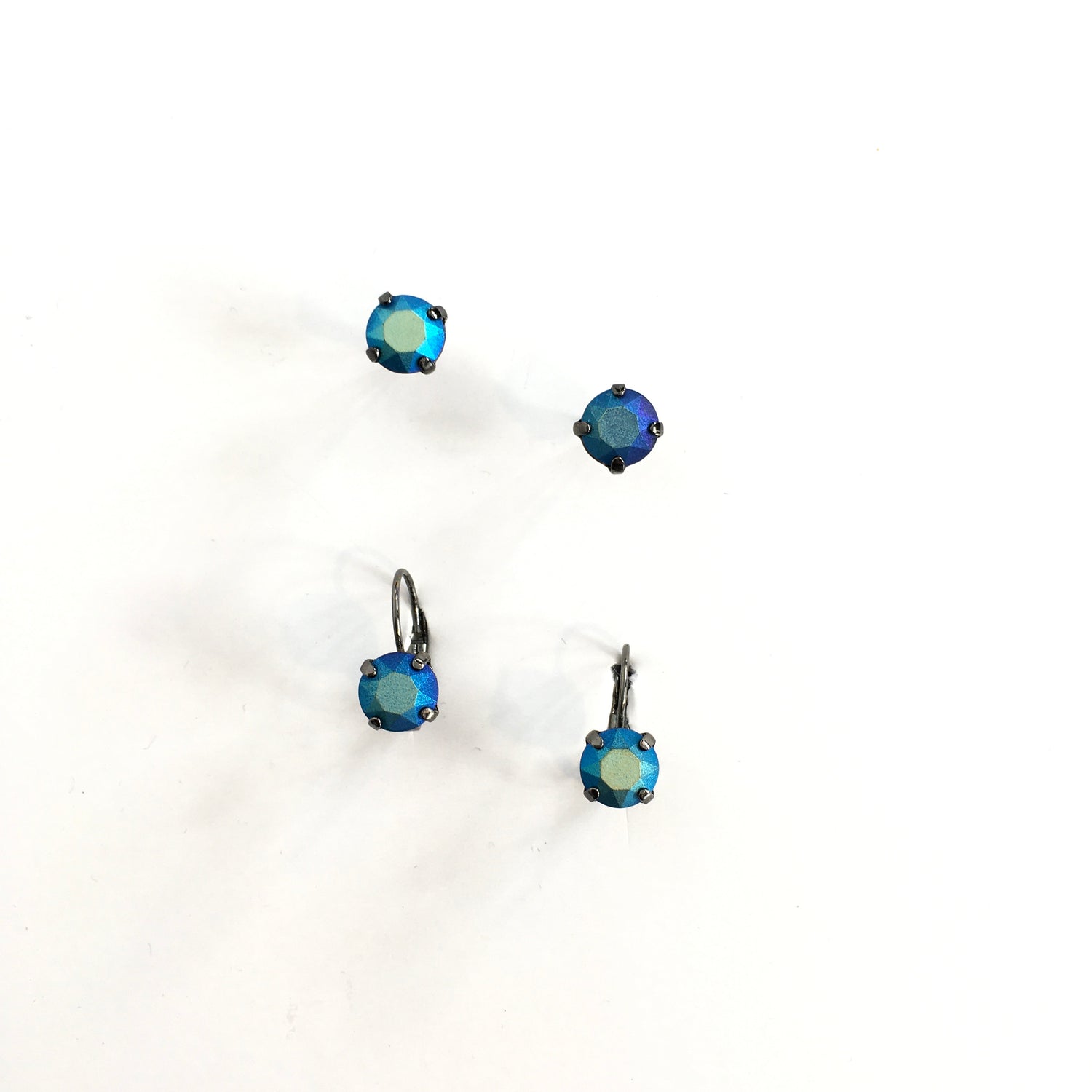 8mm Drop OR Post featuring Jet Pastel
