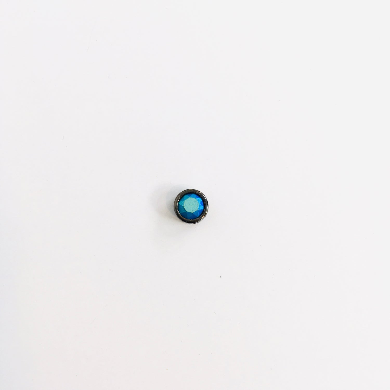Simple Pendant Slide Necklace featuring Jet Pastel - KaraMarie