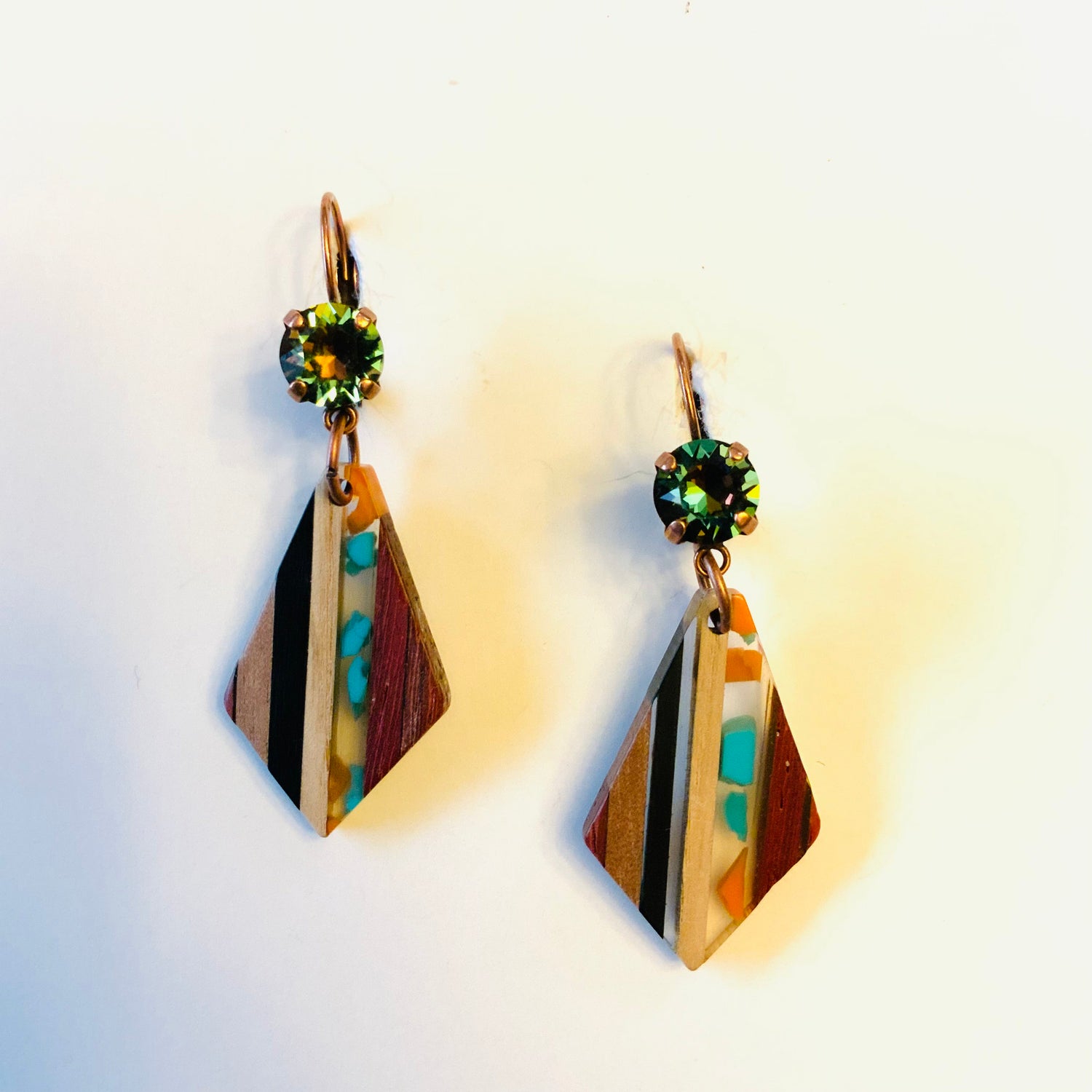 Striped to Perfection Earrings featuring Twilight - KaraMarie