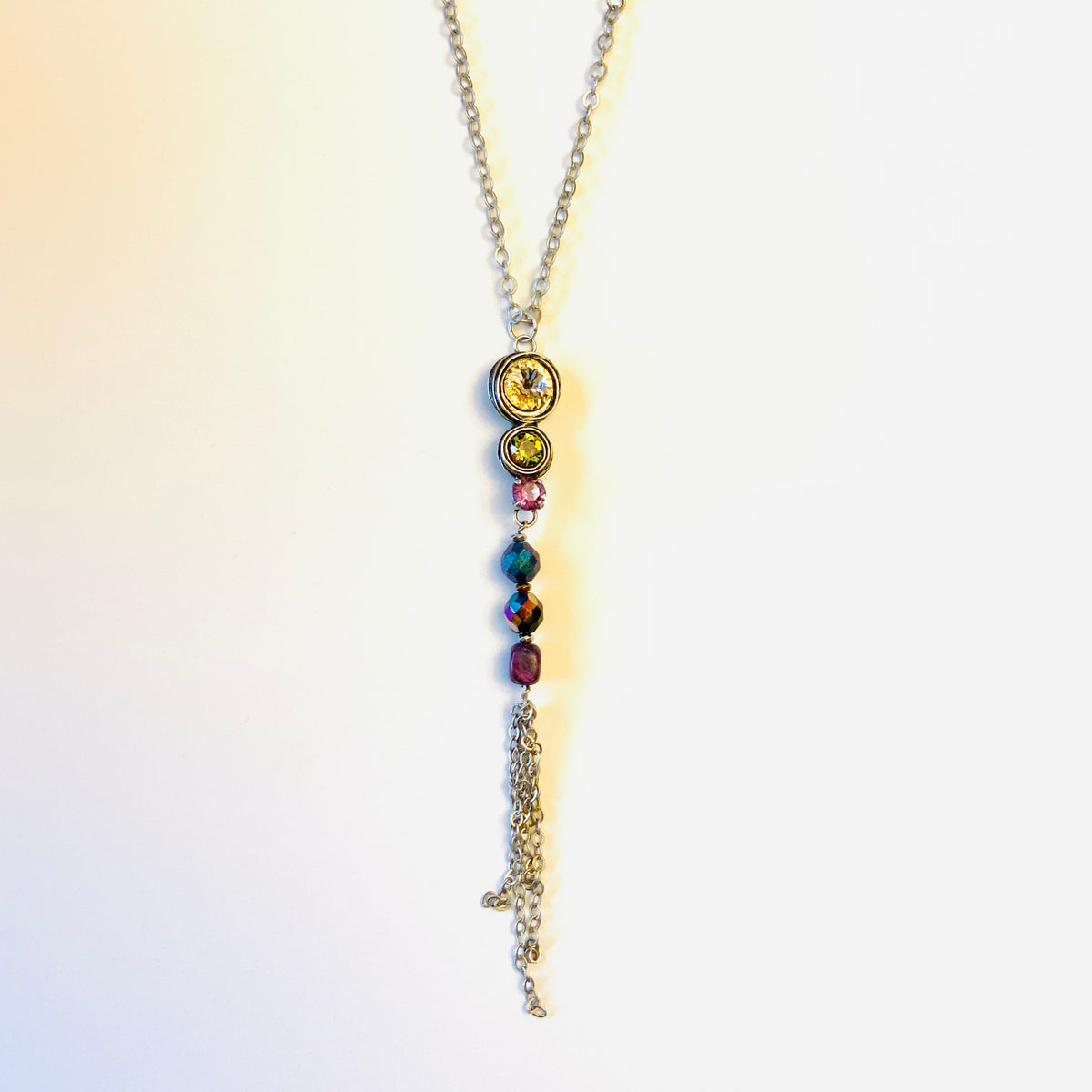Mining for Rocks Long Necklace featuring Twilight - KaraMarie