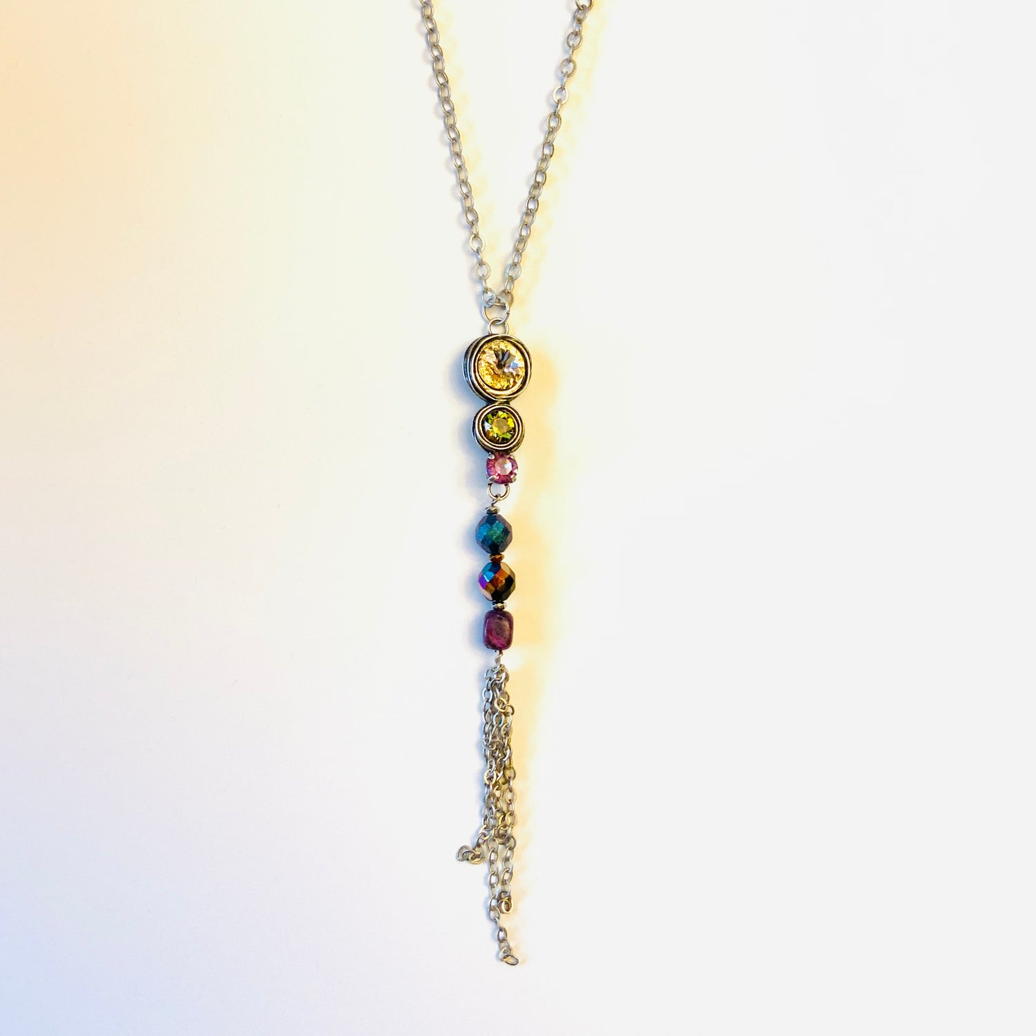 Mining for Rocks Long Necklace featuring Twilight - KaraMarie