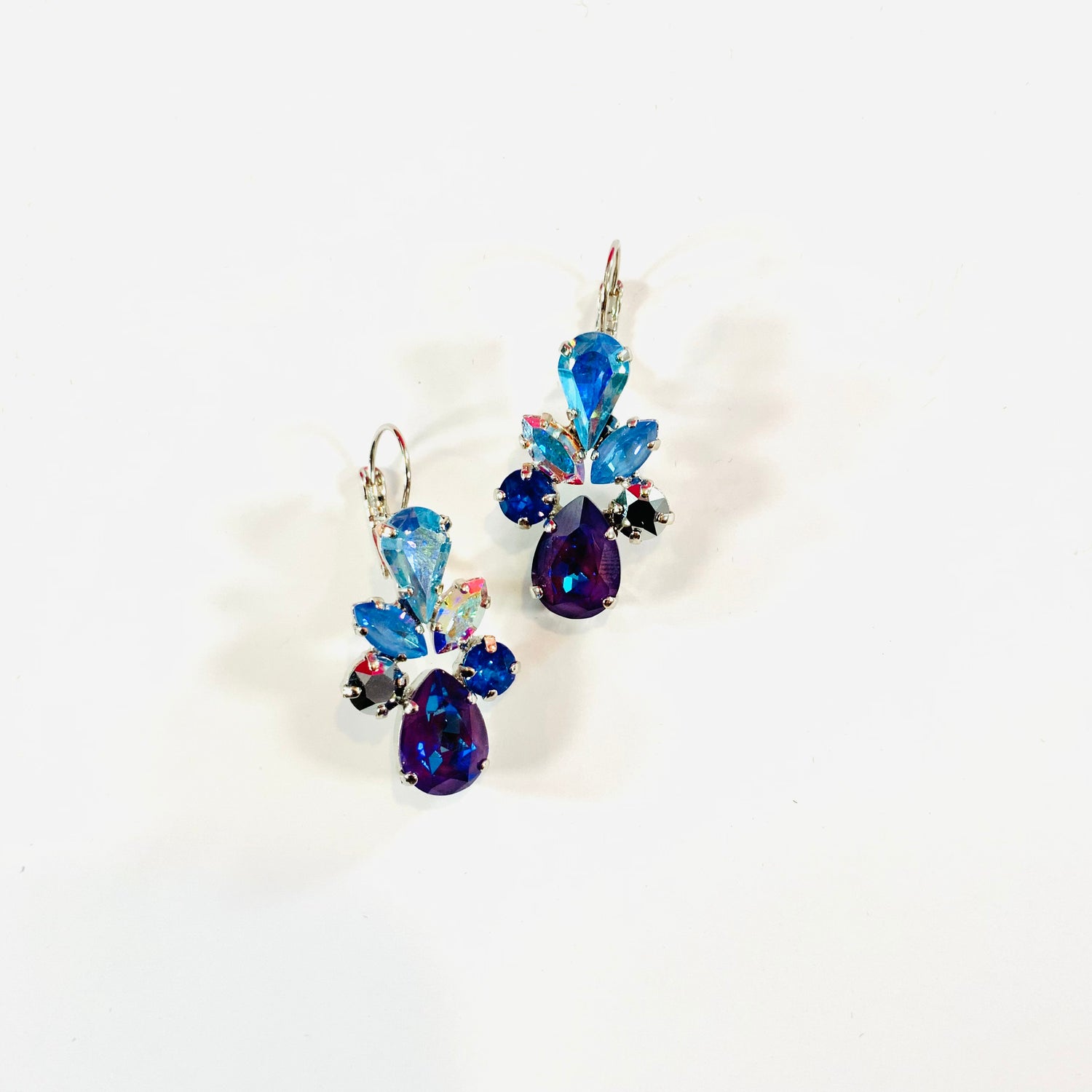 Pear Cluster Drop Earrings - KaraMarie