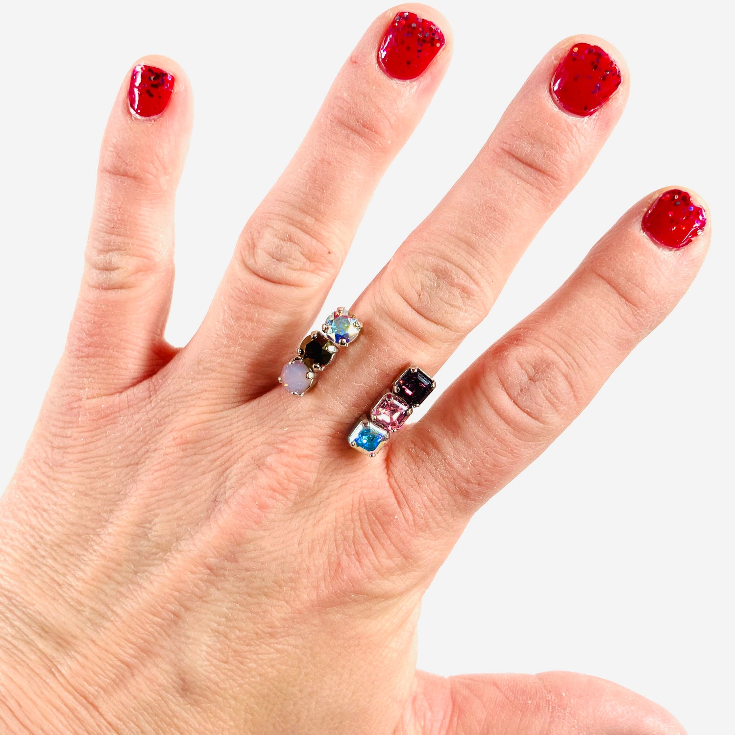 Don't Be Square Ring in Purples