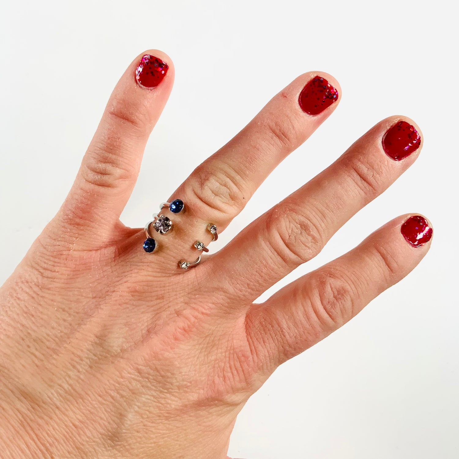 Off Balance Ring in Purple Shades